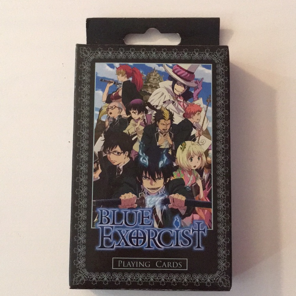 Blue Exorcist anime playing cards